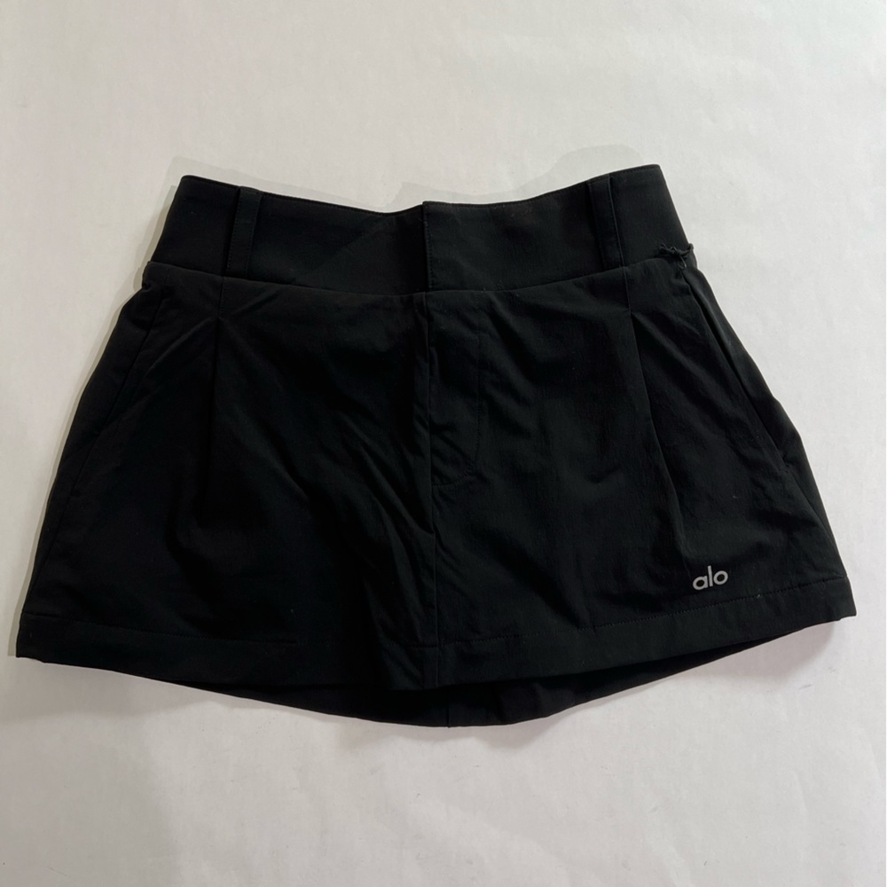 ALO Fan Club Mini Skirt in Black